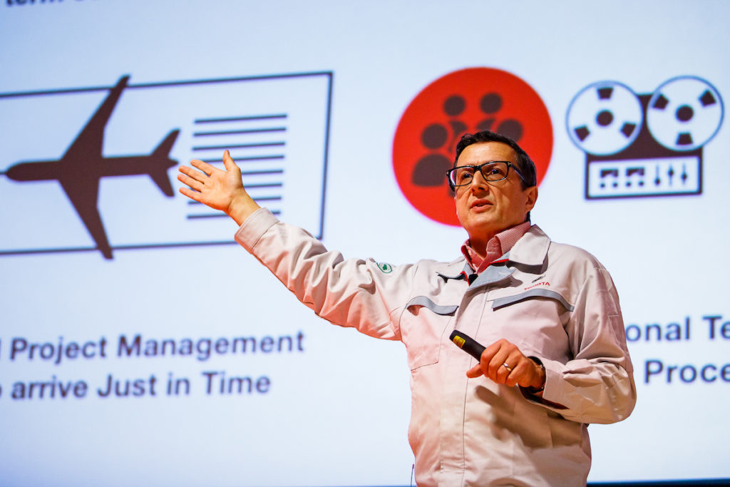 Nigel Thurlow presenting at a conference